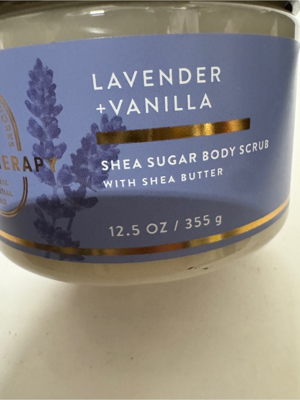 Bath Body Works Lavender Vanilla Shea Sugar Body Scrub 12.5OZ - Picture 2 of 3